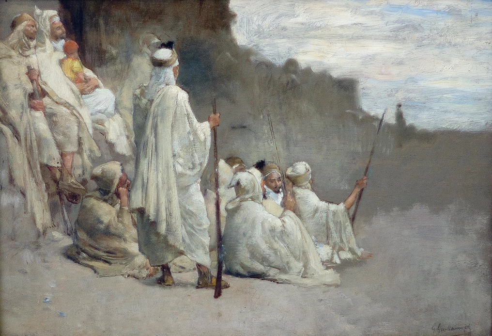 Guerrieri arabi a riposo